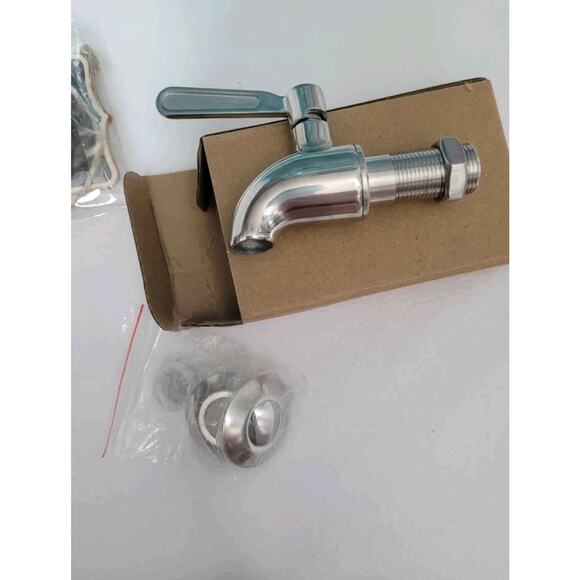 1 Gallon Drink Dispenser with Spigot 18/8 Stainless Steel Beverage Dispenser - Picture 5 of 5